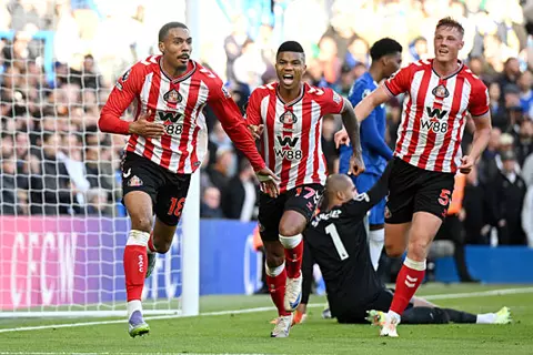 بهدف مغربي.. سندرلاند يسقط تشيلسي ويصعد لوصافة الدوري الإنجليزي